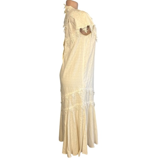 Cachet by Bari Protas Vintage Cream Lace Maxi Dress - Picture 8 of 12